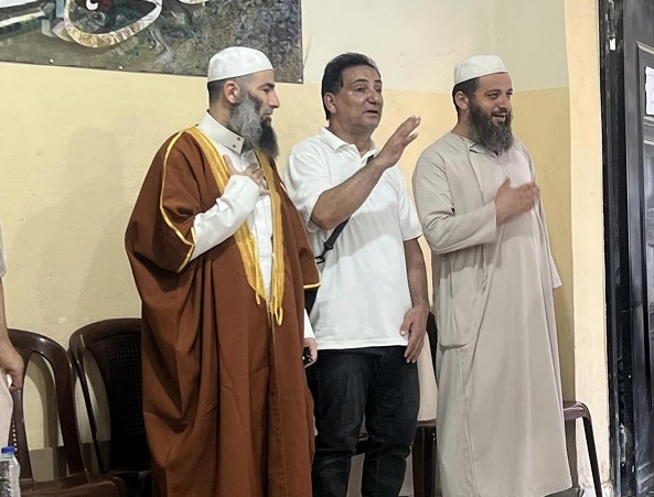 *مجلس عزاء للحاجة مريم أبو الشباب /والدة الشيخ هيثم السعيد **في نهر البارد . 🌒