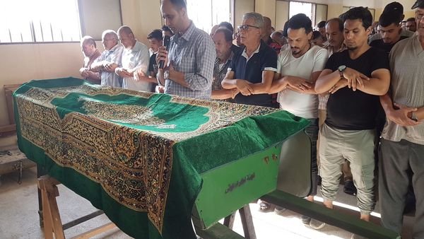 بالصور جنازة أختكم الحاجة //  هدى عمر حمودة // مخيم نهر البارد  🌾.