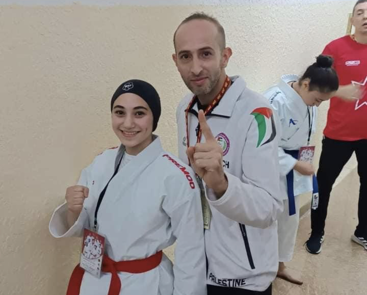 فلسطين تحقق  الميدالية الذهبية الاولى في الكاتا