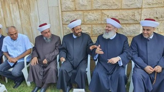 لقاء جامع للهيئات الناخبة والمرشحين لعضوية المجلس الشرعي الاسلامي الأعلى في دارة القاضي الشيخ خلدون عريمط