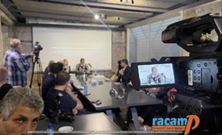 احياء اليوم العالمي للتضامن مع الصحفي الفلسطيني في بيروت