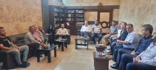 وفد مالكي الشاحنات العاملة بالترانزيت يزور الخير