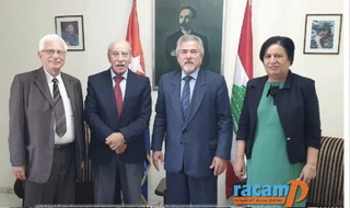 الجبهة الديمقراطية تلتقي السفير الكوبي في لبنان