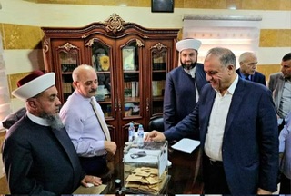 النائب سليمان يهنىء مفتي عكار و الفائزين بالانتخابات