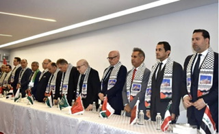 سفراء الدول العربية في لبنان يتضامنون مع غزة