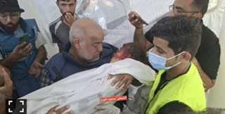 ااستشهاد عائلة الزميل وائل الدحدوح بقصف للاحتلال