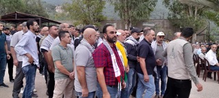 أبناء البارد يقدمون التعازي لأهالي الشهداء في بطرماز