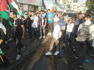 مظاهرات في البداوي في ذكرى وعد بلفور