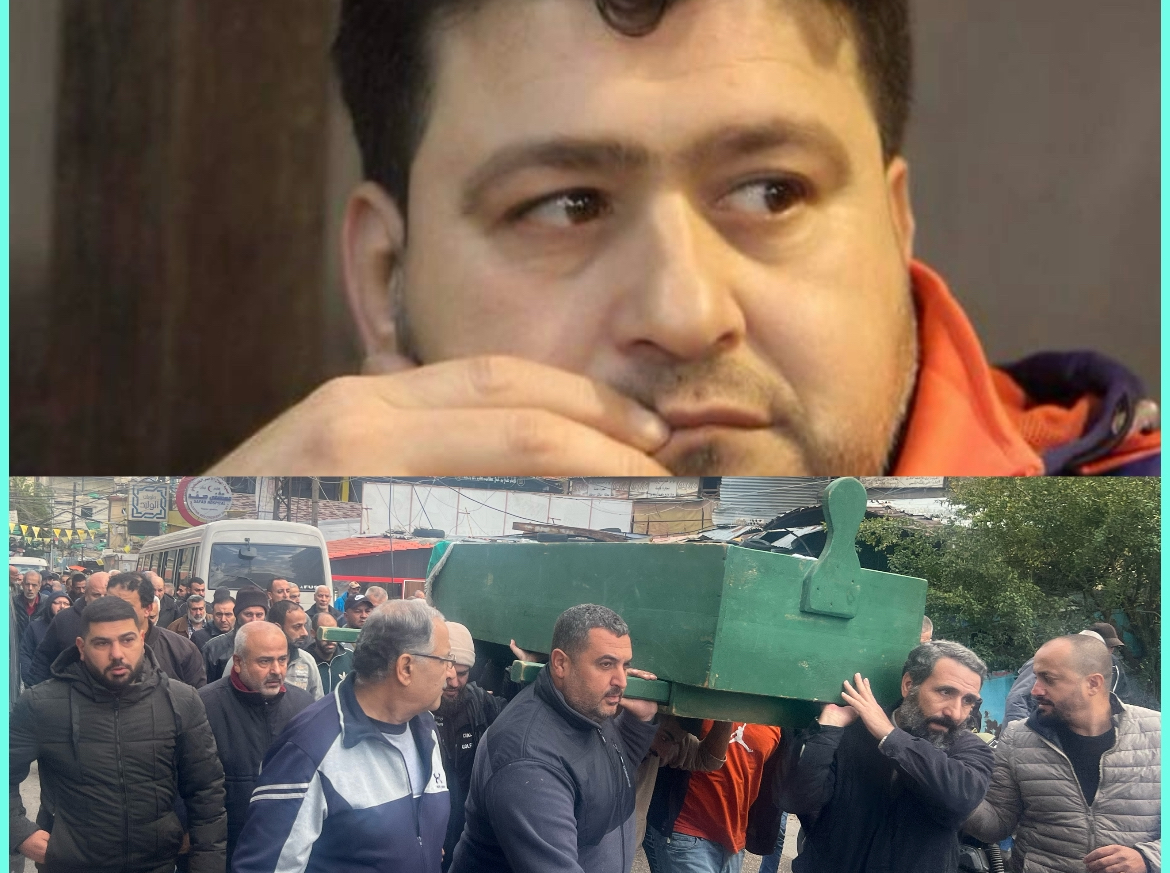 بالصور جنازة الأخ حسين محمد مصطفى في مخيم البداوي