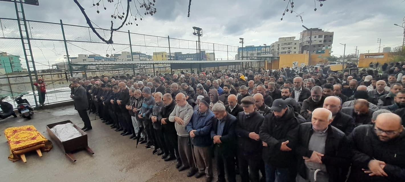 جنازة المرحومين  الحاج ناصر الحاج سليمان والاخت منيرة عبد الخالق السيد/ نهر البارد