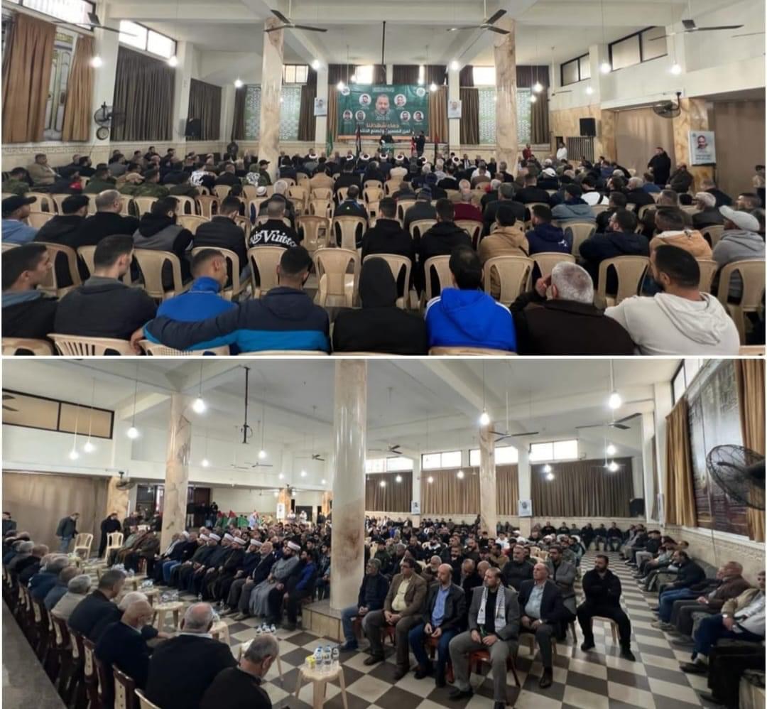 مجلس  تهاني  و تباريك في البداوي  لاستشهاد الشيخ صالح العاروري و إخوانه الشهداء*