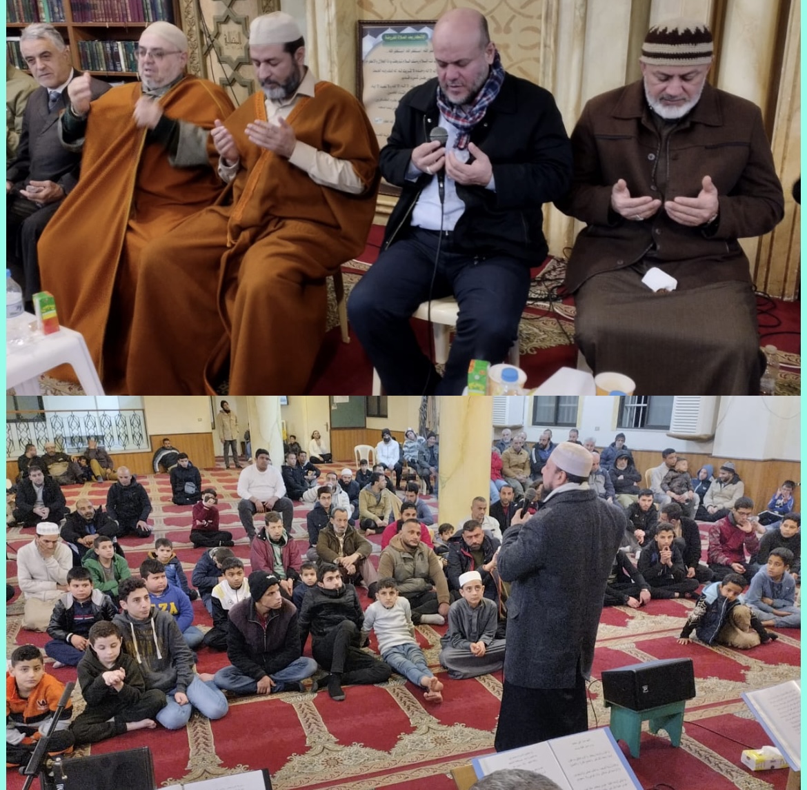 حفل إنشادي في مسجد زمزم  بمناسبة ذكرى الاسراء والمعراج*