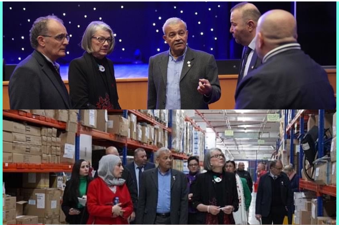 رئيسة الاتحاد الدولي لجمعيات الصليب الأحمر والهلال الأحمر يختتمان جولاتهما في البيرة ( فلسطين )