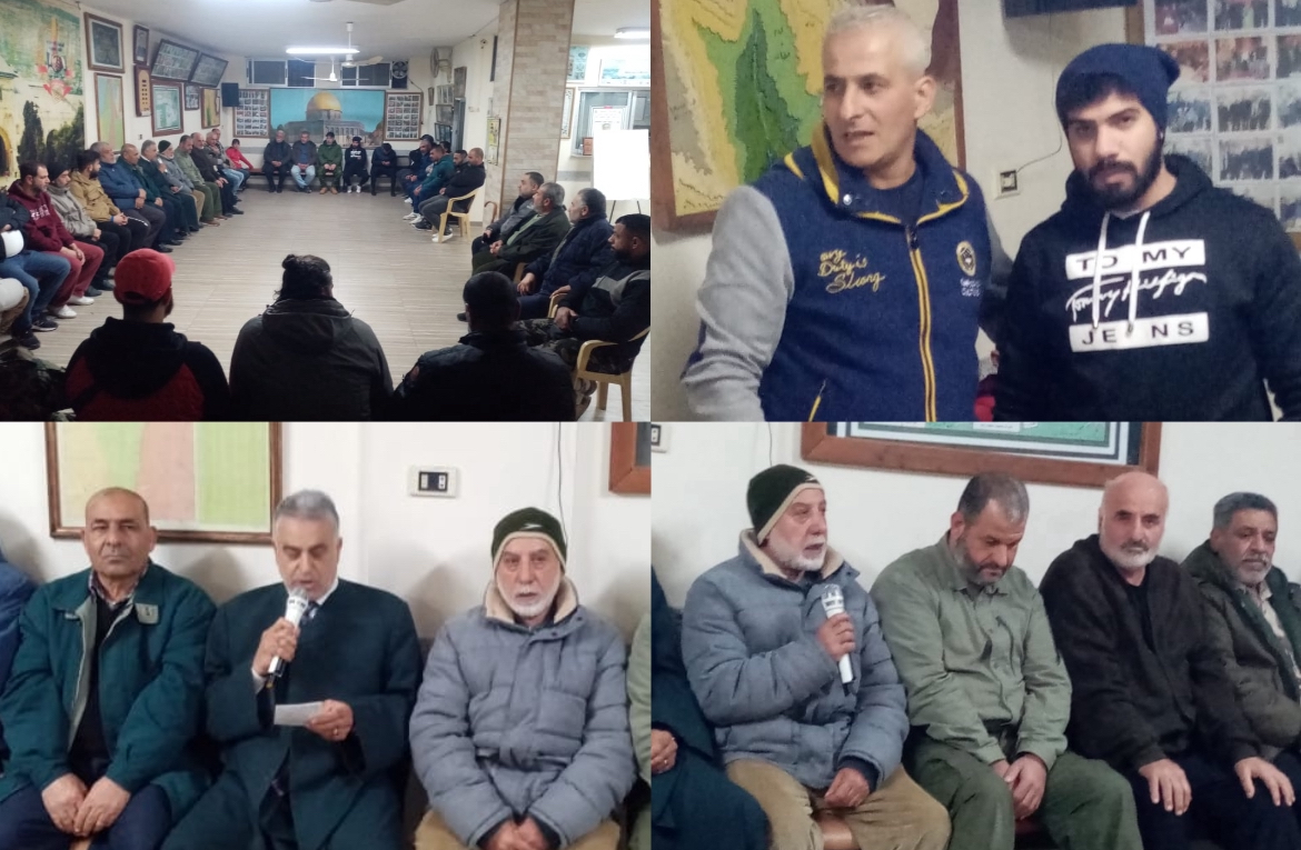 مصالحة بين آل زيد و آل سويدان في مخيم البداوي **