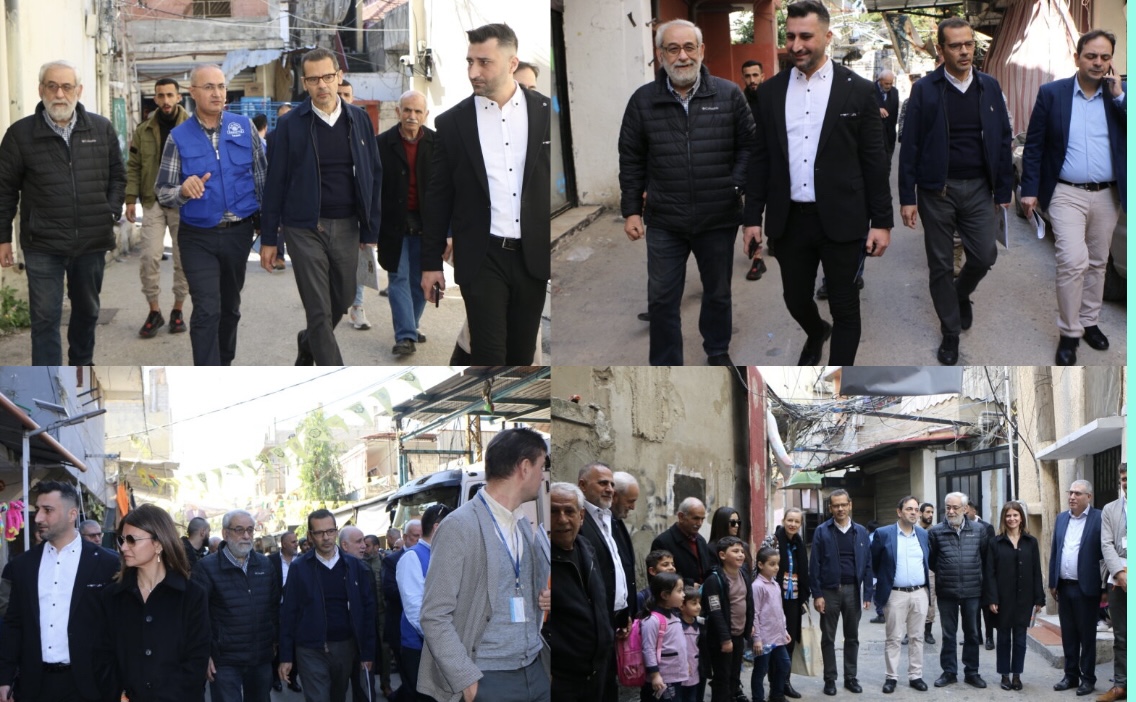 لجنة الشؤون الخارجية والمغتربين النيابية اللبنانية تزور مخيم عين الحلوة