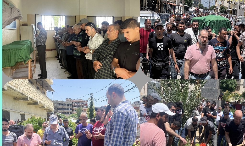 جنازة أُختكم " إم خالد طافش في مخيم نهر البارد **