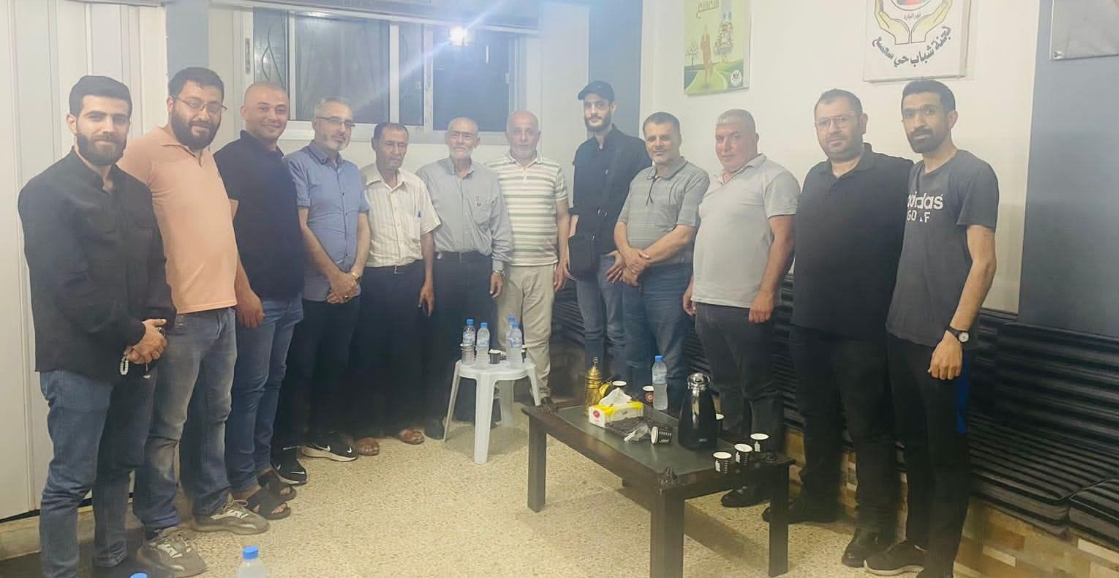 لجنة شباب حي سعسع في مخيم نهر البارد تستقبل وفدا من حركة الجـــهاد