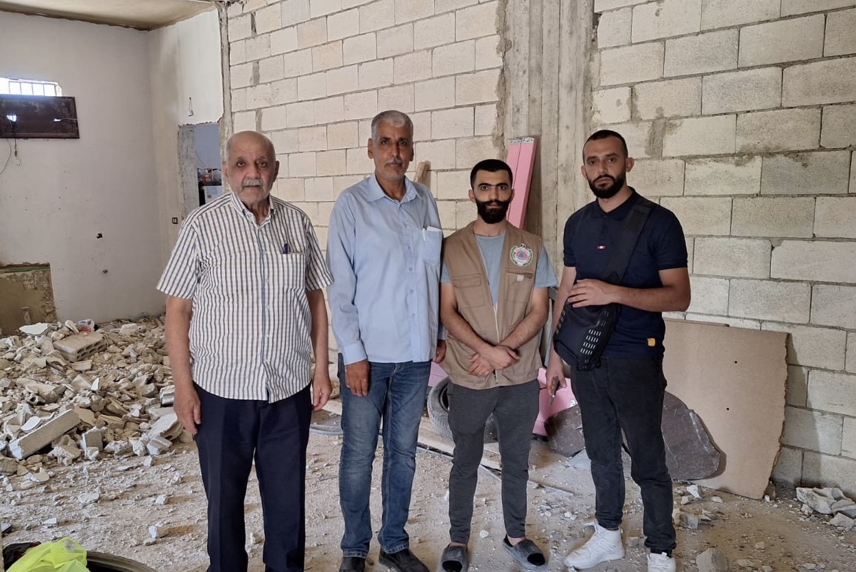 *منظمة UNDP بالتعاون مع اللجان الشعبية تبدأ ترميم وتجهيز مركز فوج الاطفاء الفلسطيني في مخيم نهرالبارد*