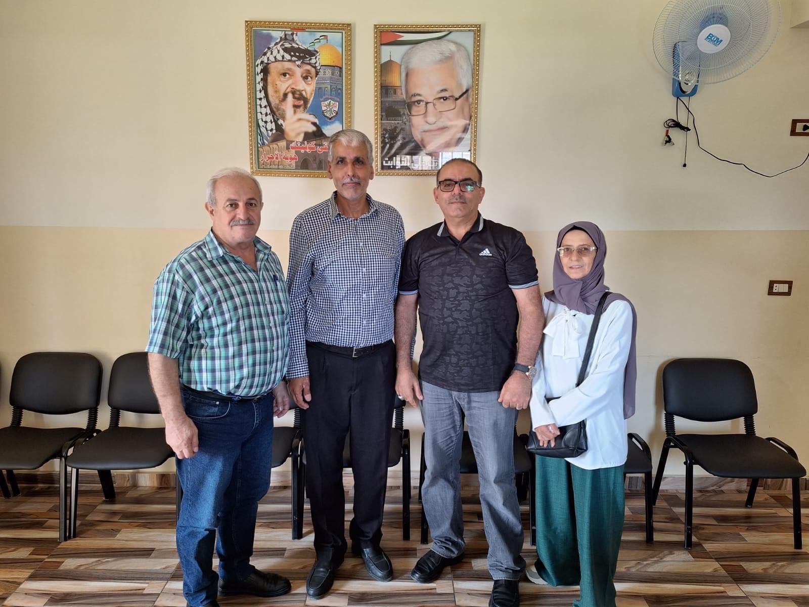 حركة "فتح" تستقبل أمين سر اللجان الشعبية في الشمال