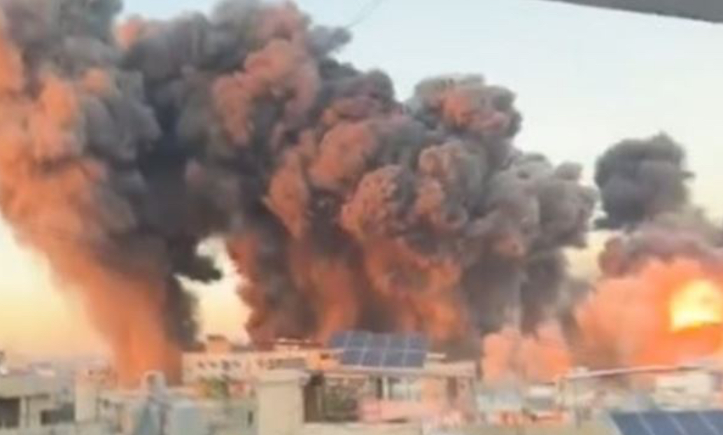 غارة عنيفة في الضاحية الجنوبية