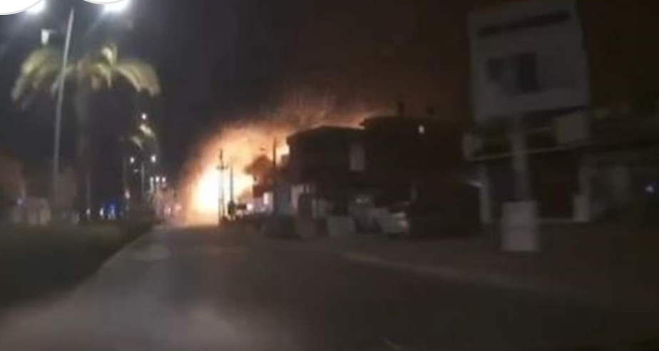 هجوم صاروخي على تل أبيب