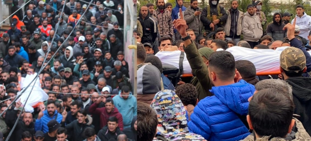 مخيم "الرشيديّة" يشيّع شهيدين ...