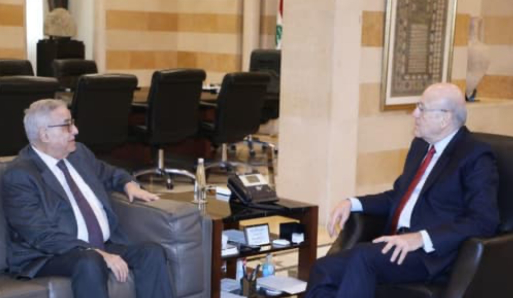 ميقاتي بحث مع زوّاره في المستجدّات بعد وقف النار