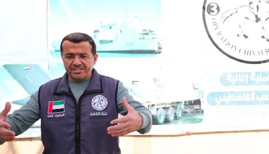 قوافل الإغاثة الإماراتية تدخل إلى غزة