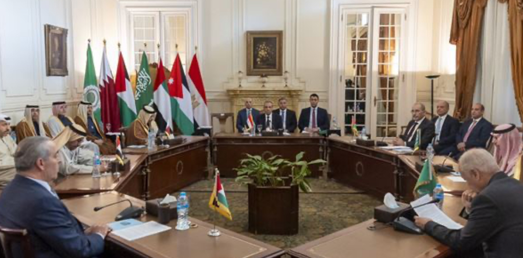 الاجتماع السداسي العربي: نرفض تهجير الفلسطينيين