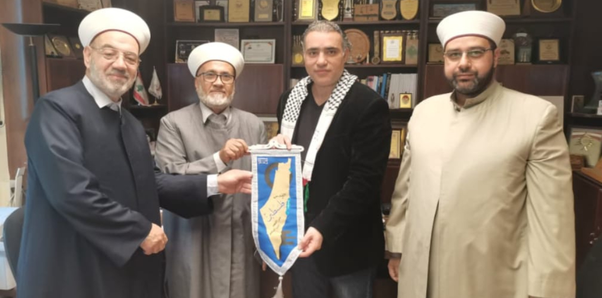 الفري يستقبل وفدا من الملتقى العلمائي العالمي لأجل فلسطين