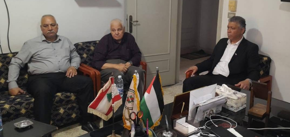 رئيس اتحاد نقابات عمال فلسطين  يستقبل أمين سر المكتب الحركي للمهندسين