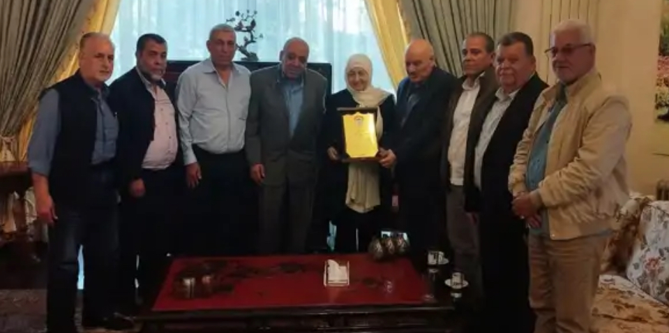 لجنة المتابعة المركزية للجان الشعبية الفلسطينية في لبنان تلتقي السيدة بهية الحريري