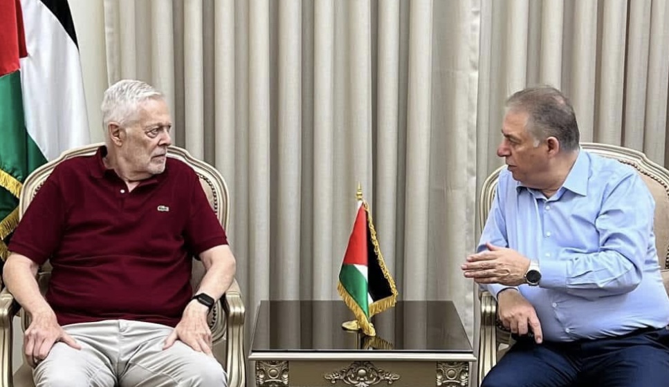 السفير دبور يستقبل رئيس لجنة الحوار اللبناني الفلسطيني السفير رامز دمشقية