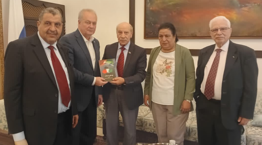 *الديمقراطية تلتقي سفير جمهورية روسيا الاتحادية في لبنان