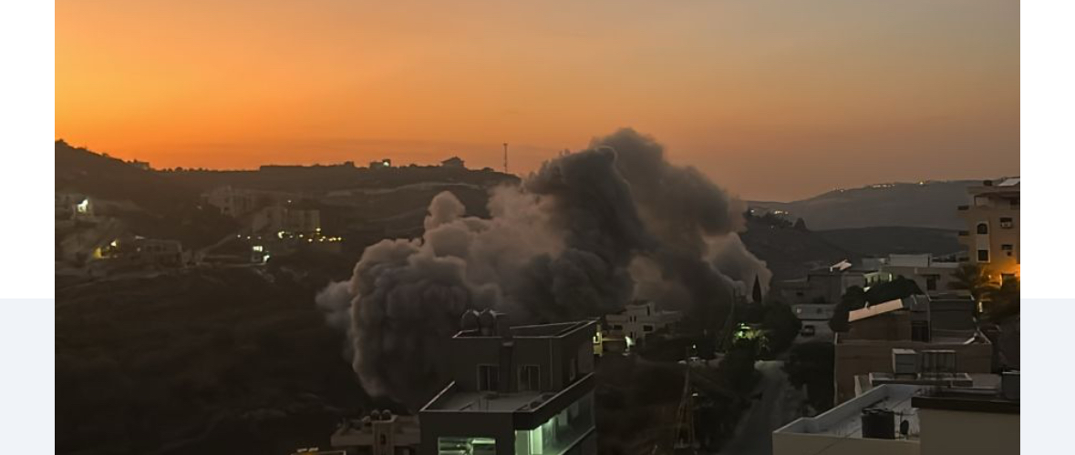 غارات إسرائيلية على عيناتا وطيرفلسيه... فيديو يوثق لحظة الإستهداف