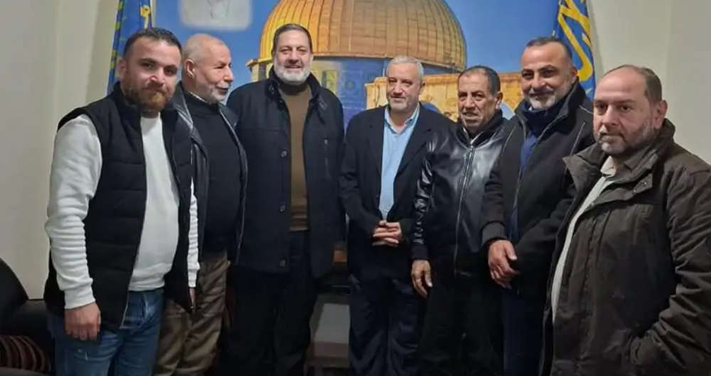 وفد من حركة" فتح "يزور الدكتور بلال شعبان ويبحث أوضاع مخيمات الشمال