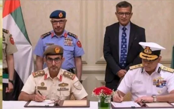 الإمارات العربية المتحدة توقّع اتفاقية دفاعية مع الهند