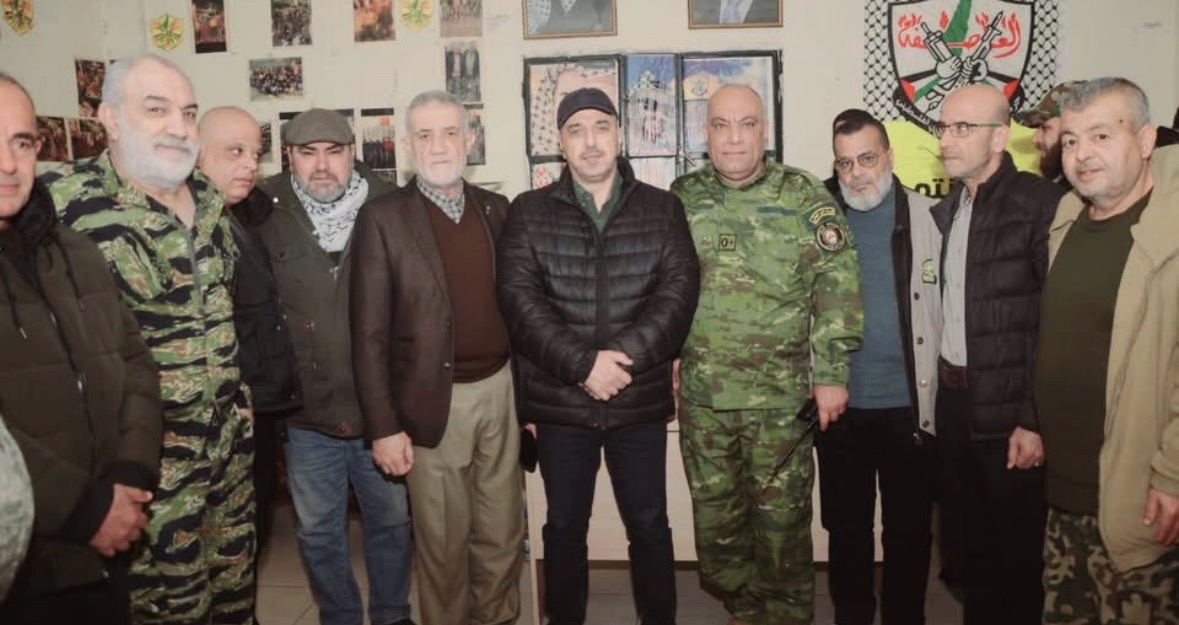 قائد الأمن الوطني الفلسطيني يزور عاصمة الشتات ويتفقد قوات الامن الوطني في مخيم عين الحلوة