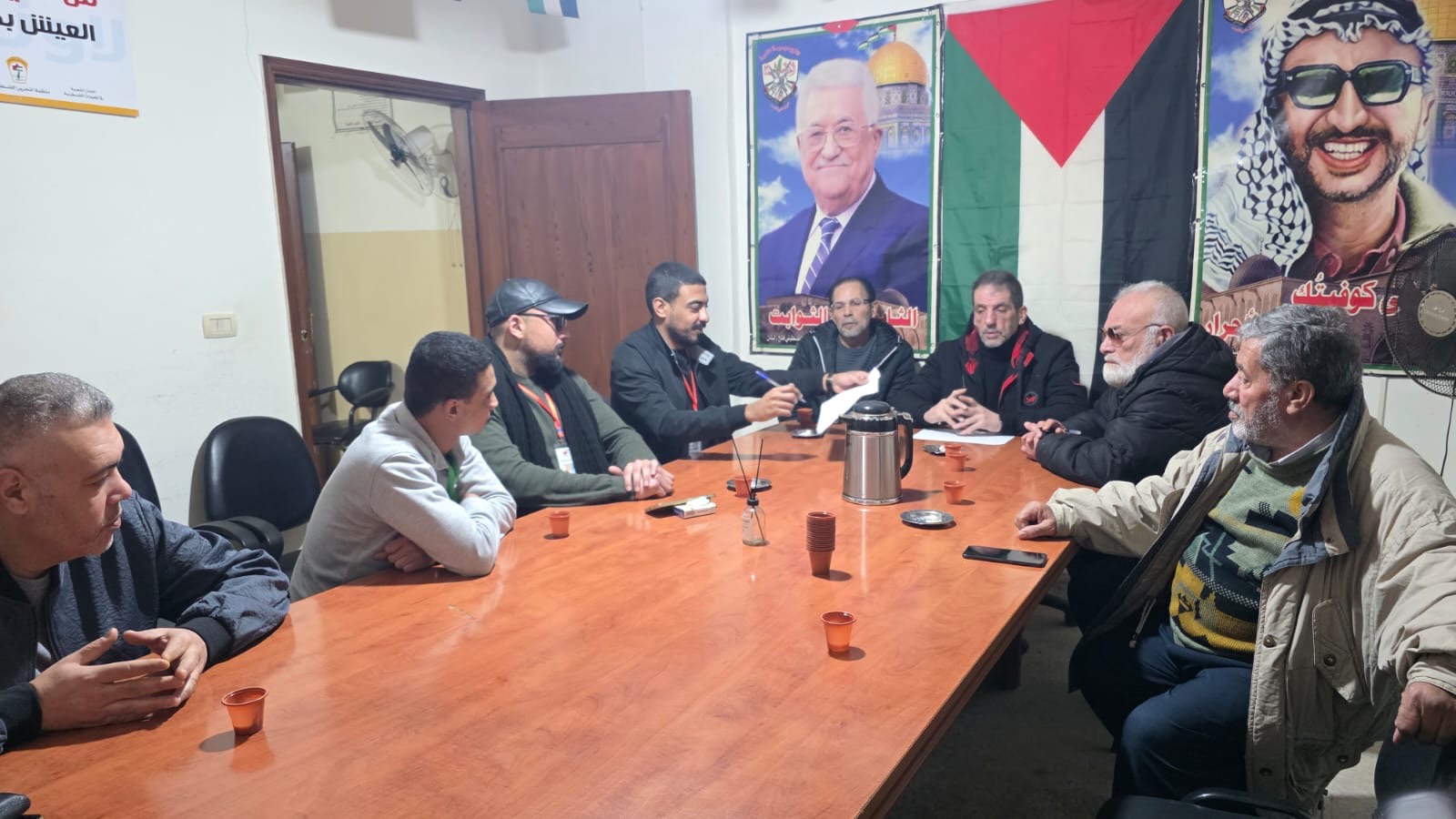 وفد جمعية ناشط يلتقي اللجنة الشعبية في مخيم عين الحلوة*