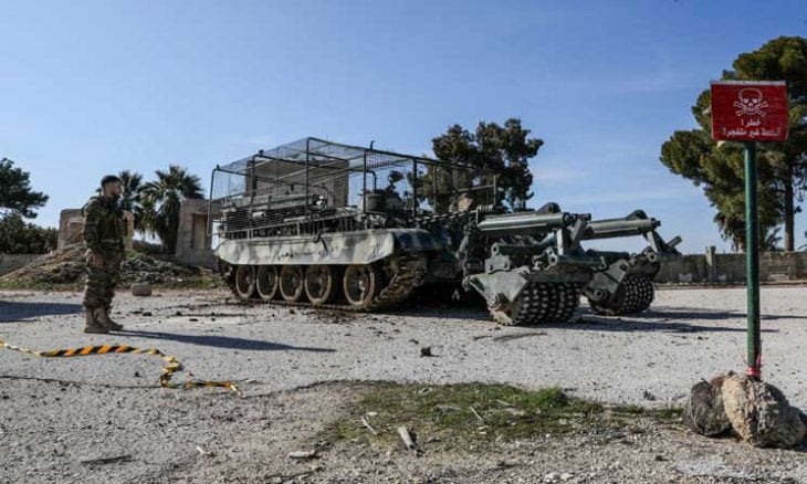 سوريا.. نزع ألغام في الموقع السابق لضريح “سليمان شاه”- (صور)