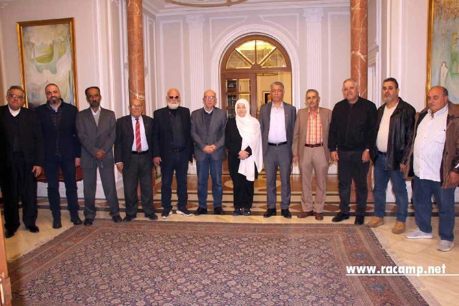 "فتح والديمقراطية والنضال واتحاد عمال فلسطين"  يعزّون بهية الحريري بالذكرى الـ21  لإستشهاد الرئيس رفيق الحريري