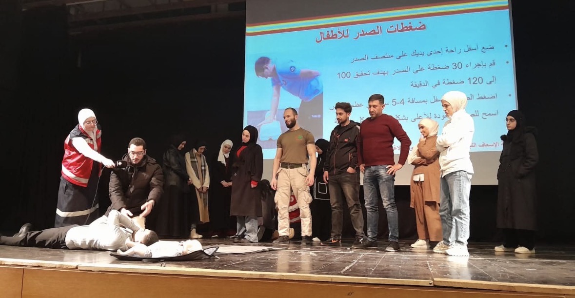 الاسعافات الأولية والانقاذ في الرابطة الثقافية