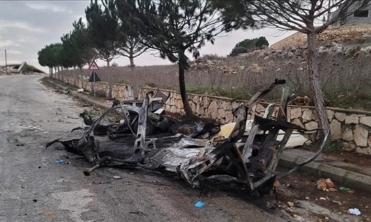 استشهاد لبناني بغارة إسرائيلية استهدفت سيارة في الجنوب