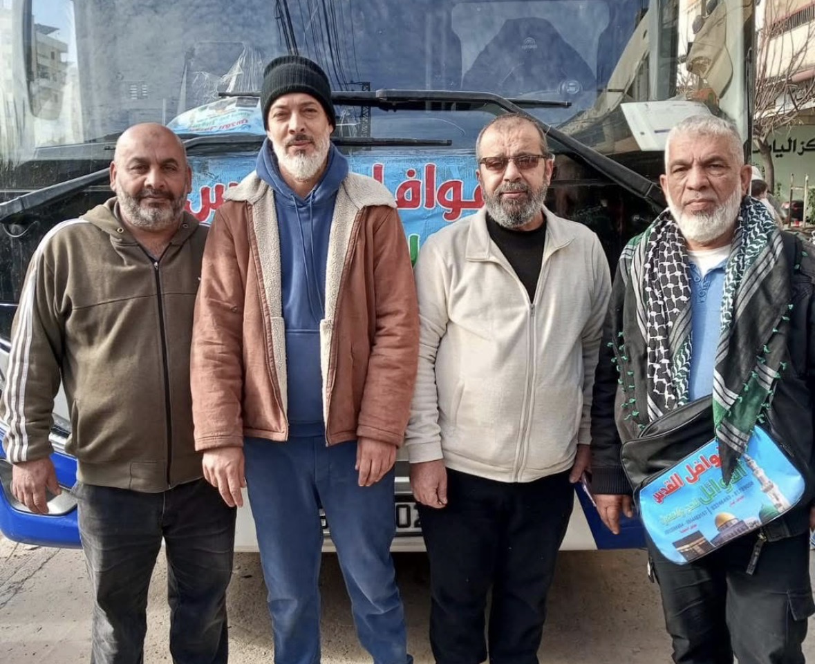 مغادرة قوافل القدس الأوائل من مخيم نهر البارد ومدينة طرابلس،الى الديار المقدسة