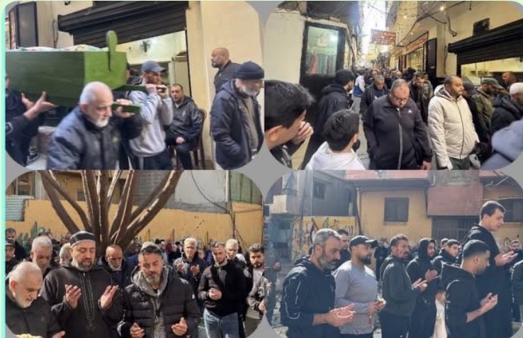 *جنازة اختكم  سوزان عبد شكري زيد من اهالي الظاهرية في مخيم البداوي* .