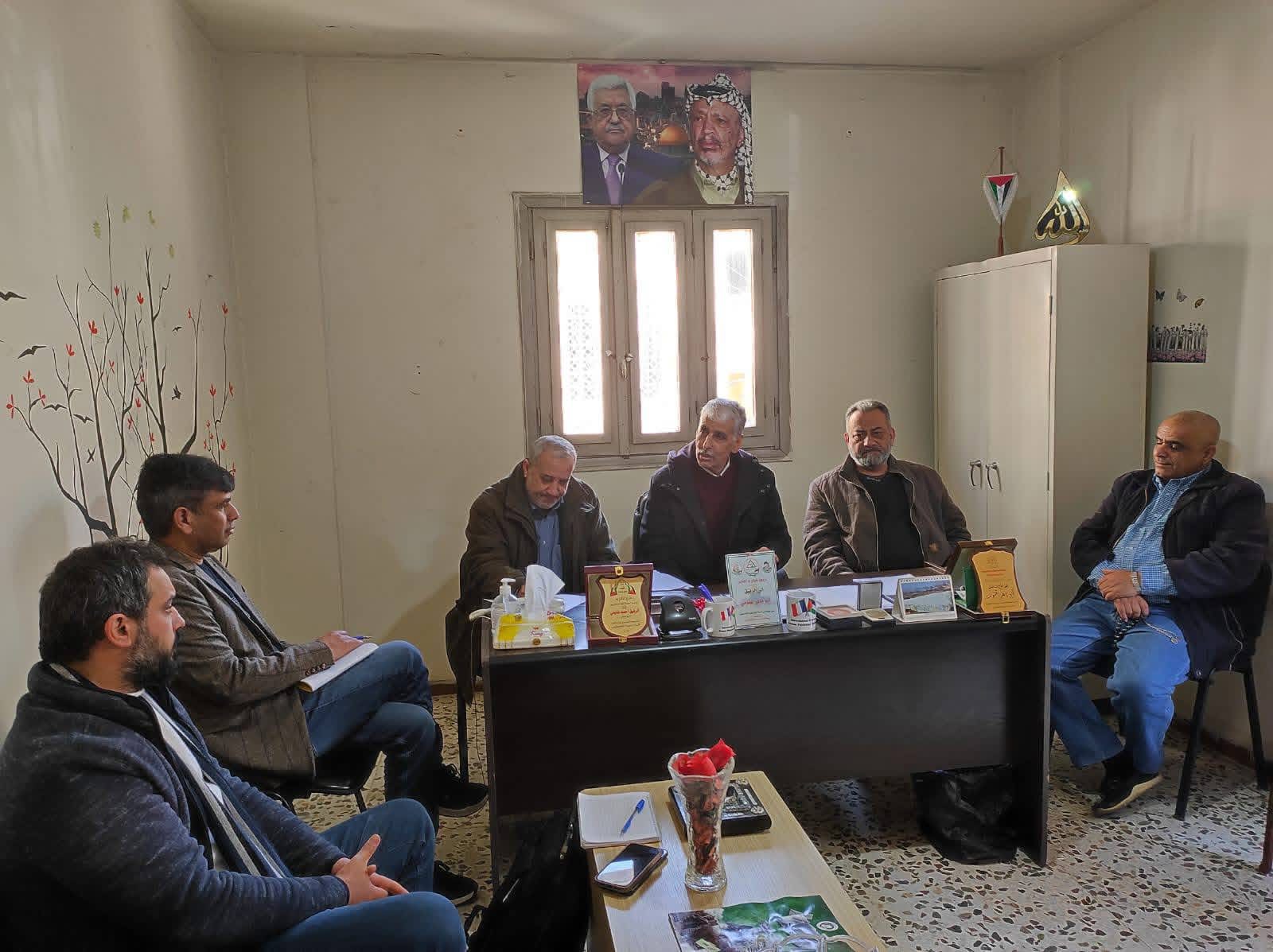 اللجان الشعبية تلتقي المجلس النرويجي للاجئين NRC في الشمال .