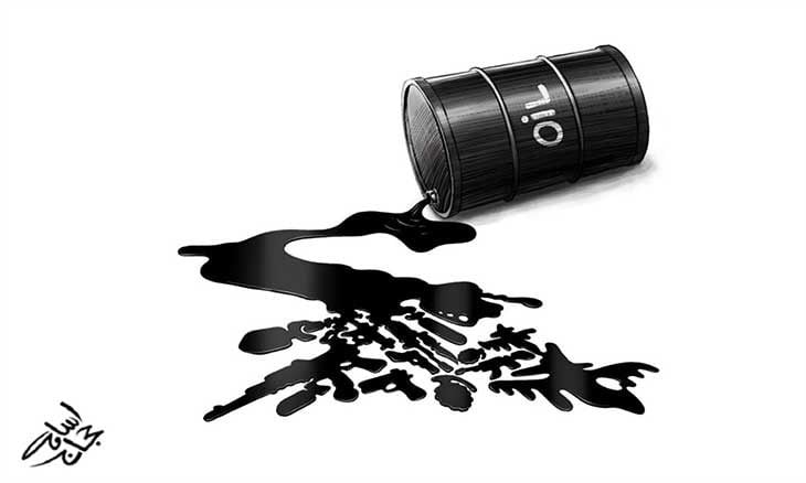 الحرب والنفط