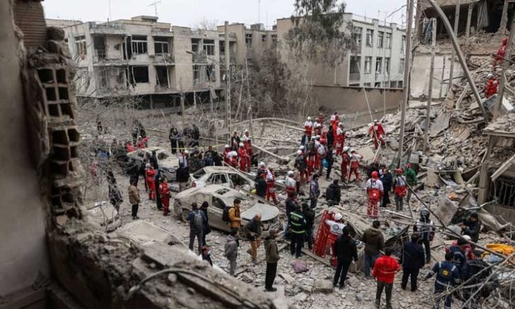 تضرر 12 ألف مبنى في طهران جراء الغارات الأمريكية الإسرائيلية