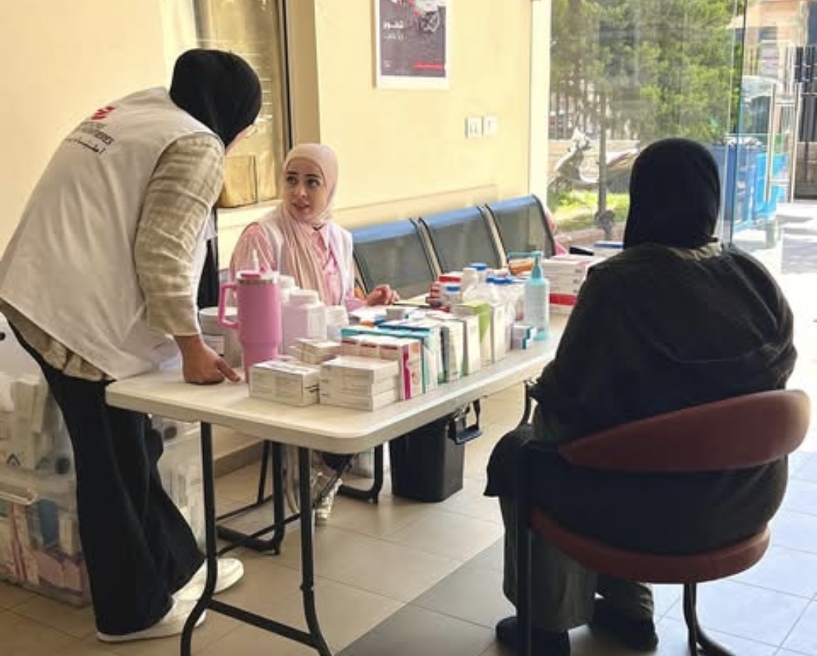 يوم عمل طبي مجاني في مستوصف  فتحي عرفات - نهر البارد لجمعية الهلال الأحمر الفلسطيني و أطباء بلا حدود