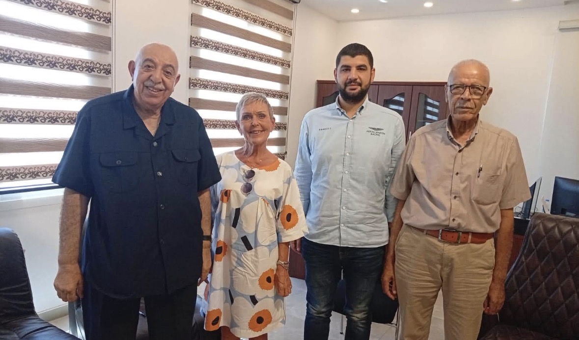 سفيرة دولة فنلندا في لبنان، السيدة آنا مسكانن تزور  مركز البرج الشمالي التابع لمؤسسة بيت أطفال الصمود، حيث كان في استقبالها المدير العام للمؤسسة الأستاذ قاسم عينا
